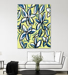 Wild Garden Three by Jan Weiss on GIANT ART - multicolor contemporary; floral/still life