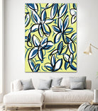Wild Garden Three by Jan Weiss on GIANT ART - multicolor contemporary; floral/still life