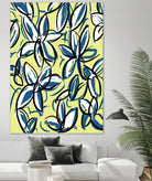 Wild Garden Three by Jan Weiss on GIANT ART - multicolor contemporary; floral/still life