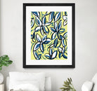 Wild Garden Three by Jan Weiss on GIANT ART - multicolor contemporary; floral/still life