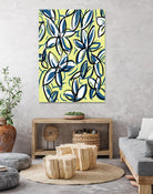 Wild Garden Three by Jan Weiss on GIANT ART - multicolor contemporary; floral/still life