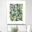 Wild Garden Three by Jan Weiss on GIANT ART - multicolor contemporary; floral/still life