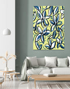 Wild Garden Three by Jan Weiss on GIANT ART - multicolor contemporary; floral/still life