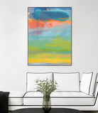 Coral Sky by Jan Weiss on GIANT ART - multicolor contemporary; abstracts