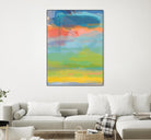 Coral Sky by Jan Weiss on GIANT ART - multicolor contemporary; abstracts