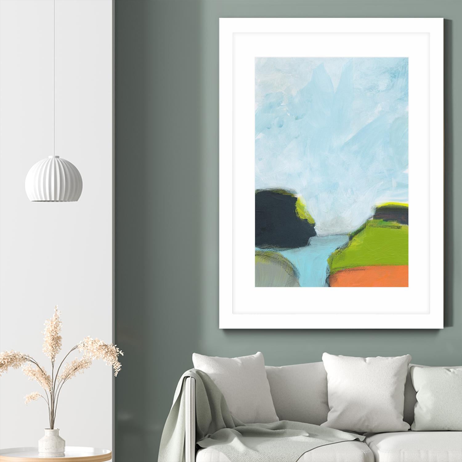 Landscape No. 87 by Jan Weiss on GIANT ART - multicolor abstracts; contemporary