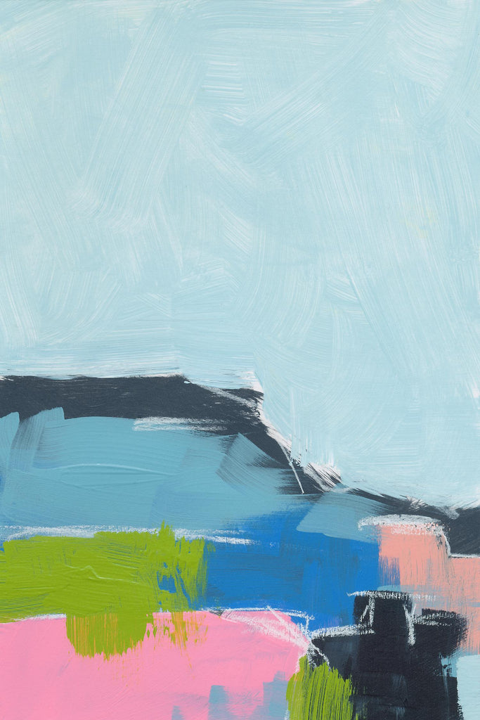 Landscape No. 100 de Jan Weiss sur GIANT ART - abstractions multicolores ; contemporain
