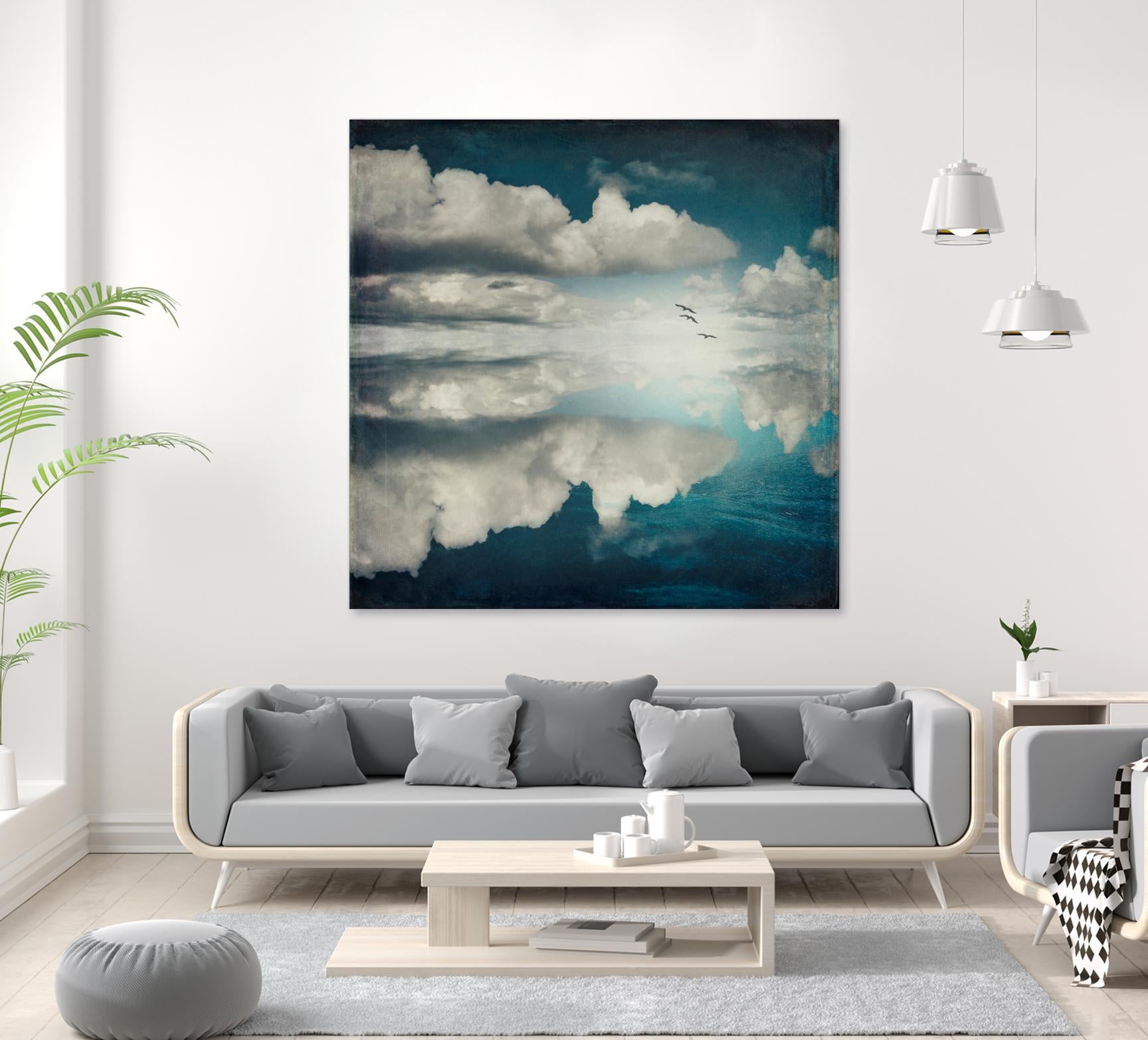 Spaces II - Sea of Clouds by Dirk Wuestenhagen on GIANT ART - multicolor photography; landscapes; coastal