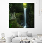 Cavern Cascade by Patrick Zephyr on GIANT ART - multicolor photography; coastal; landscapes