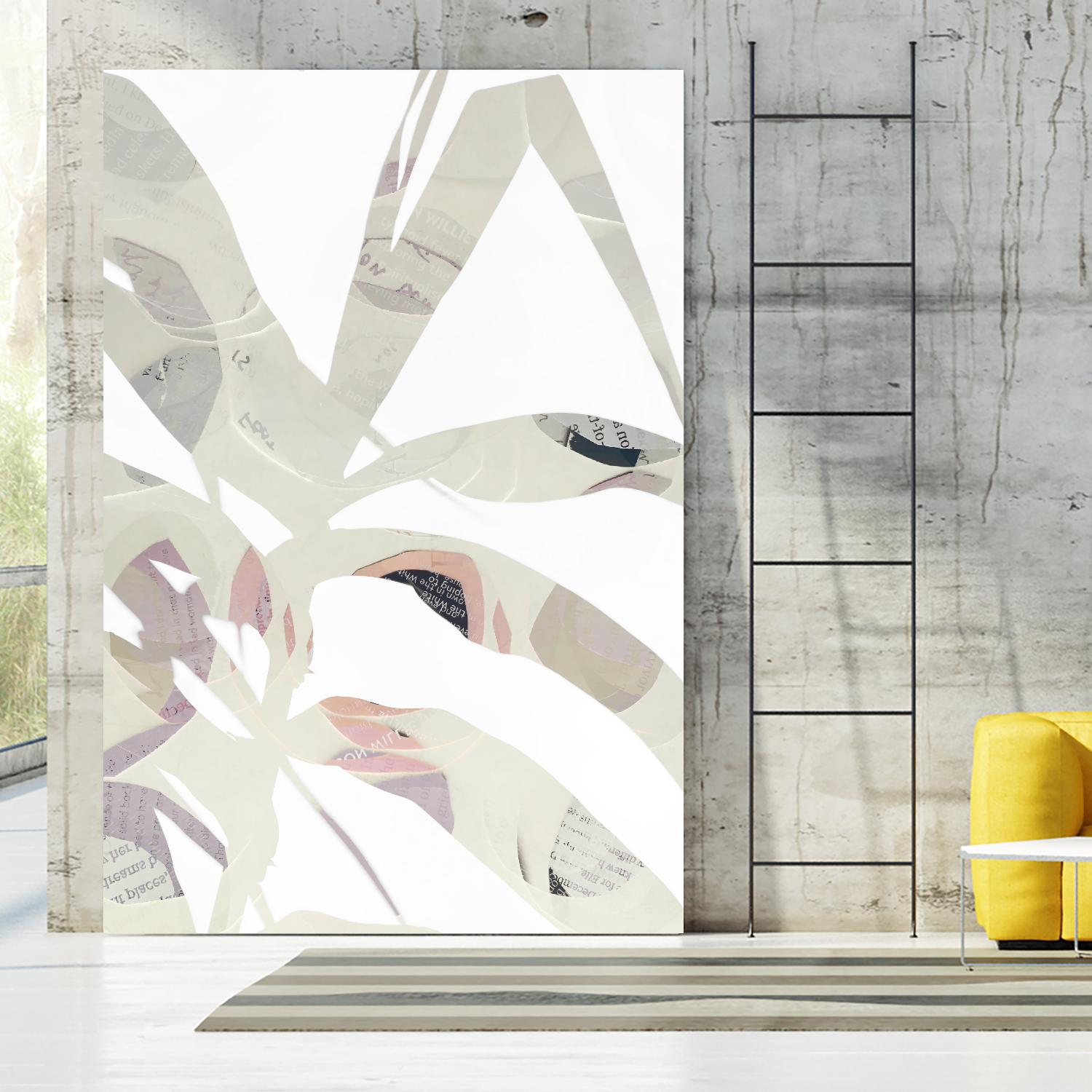 Inspired By Nature No. 2 by Lisa Zinna on GIANT ART - gray abstracts, floral/still life