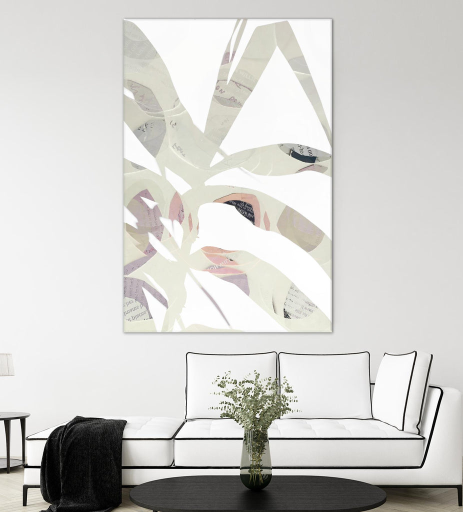 Inspired By Nature No. 2 by Lisa Zinna on GIANT ART - gray abstracts, floral/still life