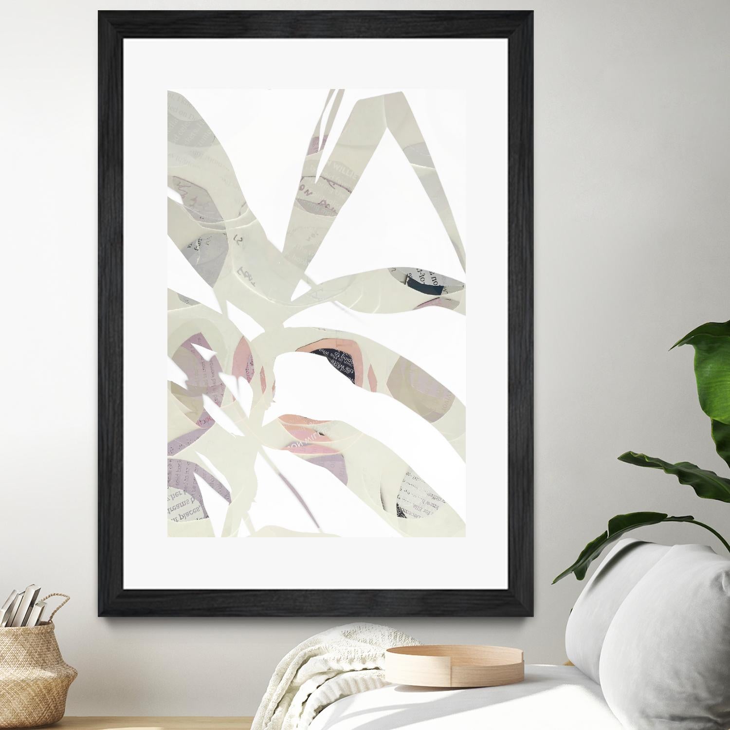 Inspired By Nature No. 2 by Lisa Zinna on GIANT ART - gray abstracts, floral/still life