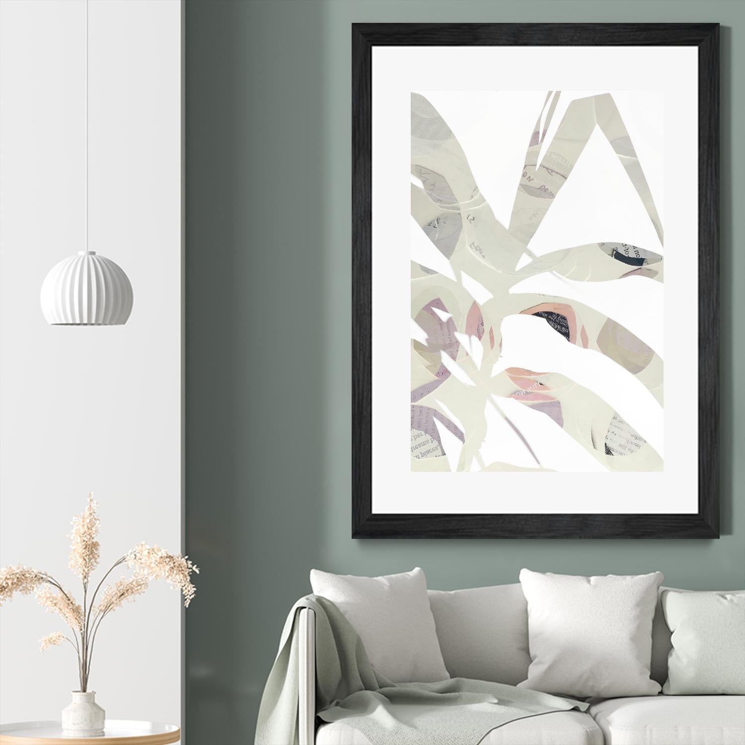 Inspired By Nature No. 2 by Lisa Zinna on GIANT ART - gray abstracts, floral/still life