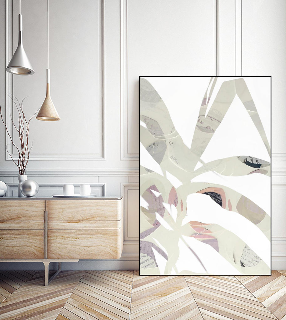 Inspired By Nature No. 2 by Lisa Zinna on GIANT ART - gray abstracts, floral/still life