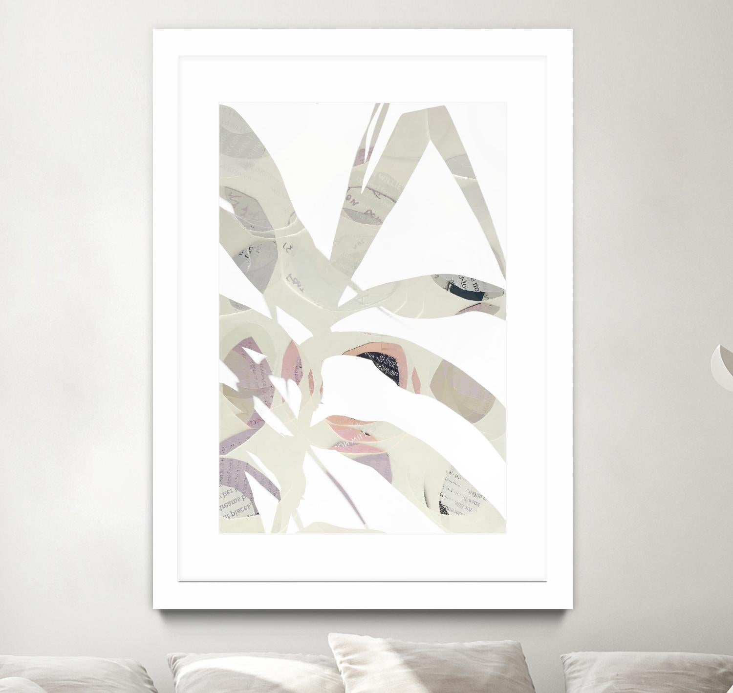 Inspired By Nature No. 2 by Lisa Zinna on GIANT ART - gray abstracts, floral/still life