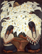 Calla Lily Vendor, 1943 by Diego Rivera on GIANT ART - masters