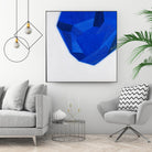 FACETS 1 by Marvin on GIANT ART - blue abstract