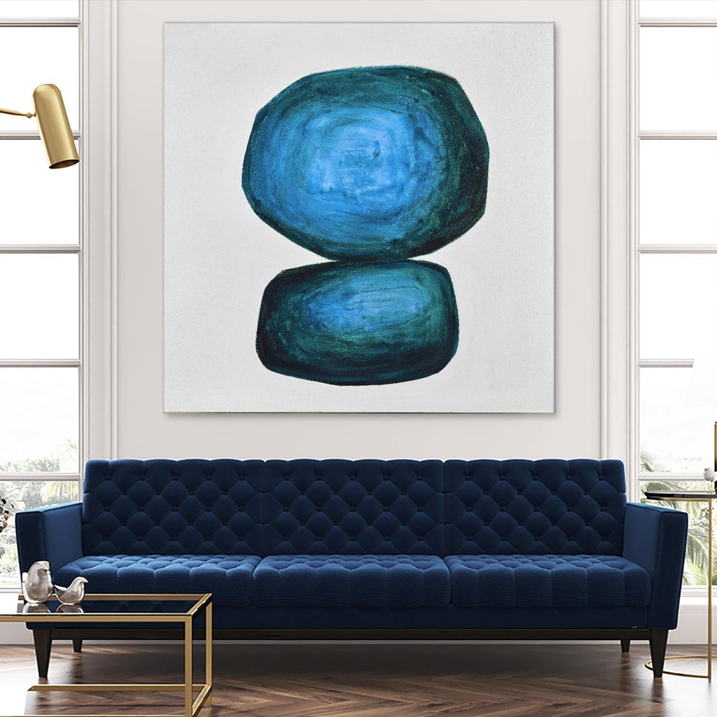 WEIGHTED de Marvin sur GIANT ART - abstrait bleu