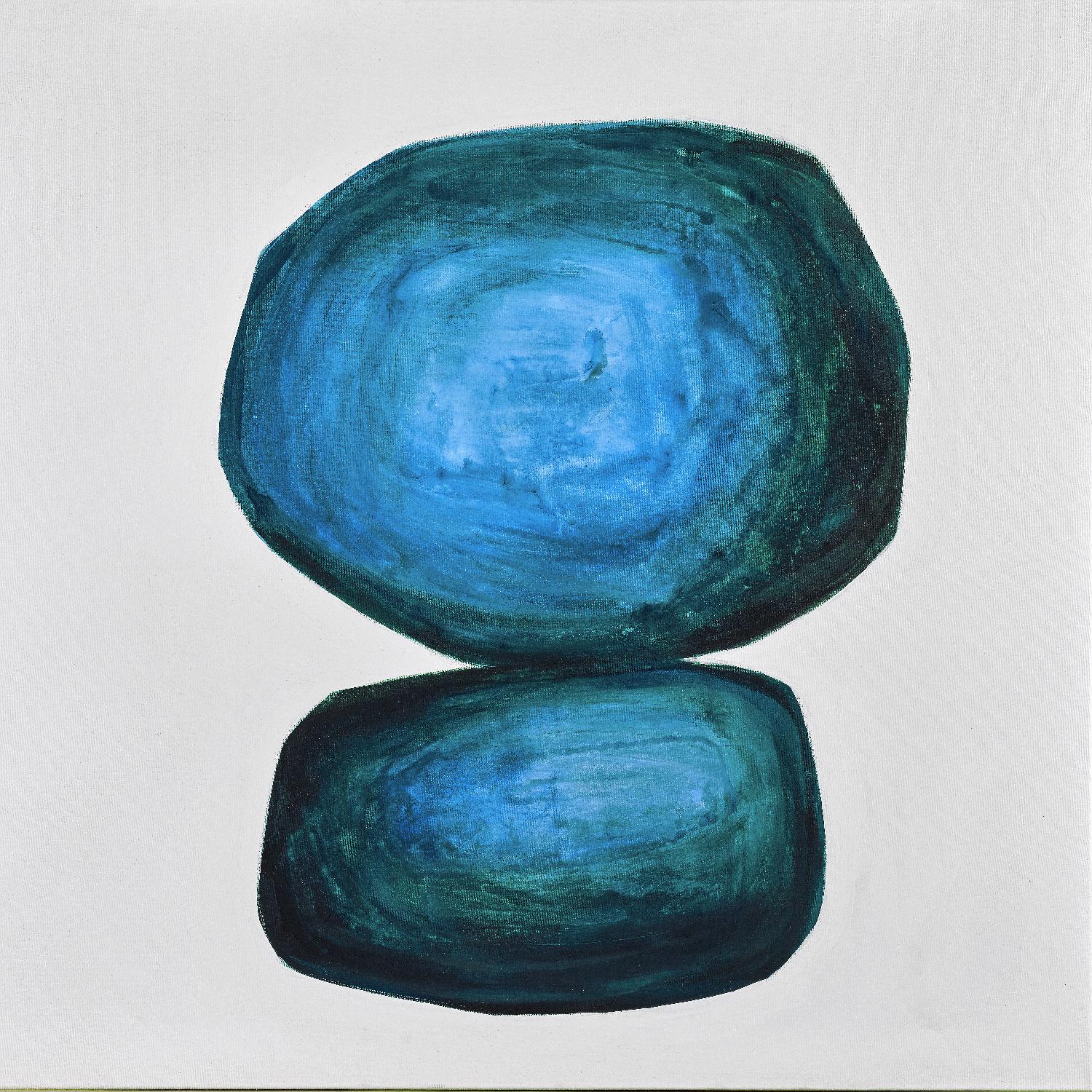 WEIGHTED by Marvin on GIANT ART - blue abstract