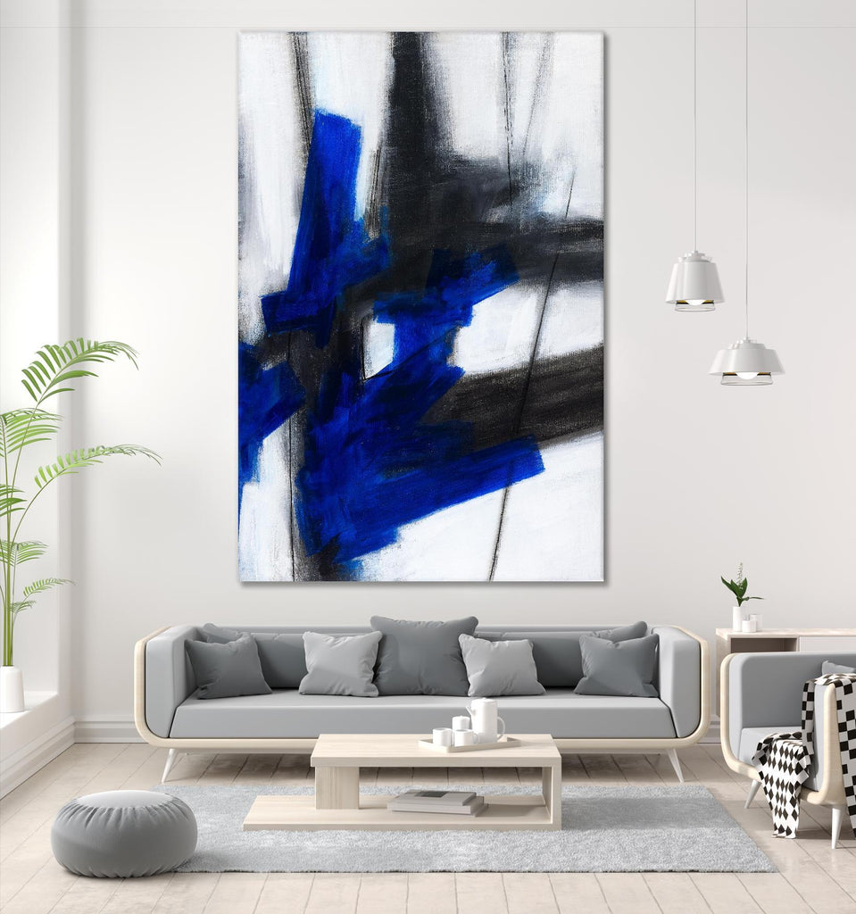 KIND OF BLUE by Marvin on GIANT ART - blue abstract