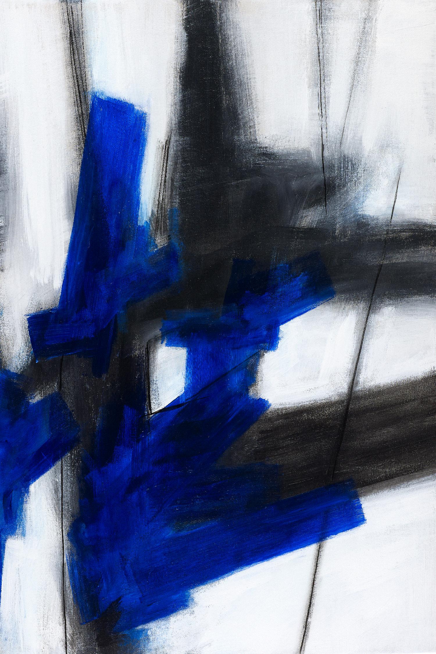 KIND OF BLUE de Marvin sur GIANT ART - bleu abstrait