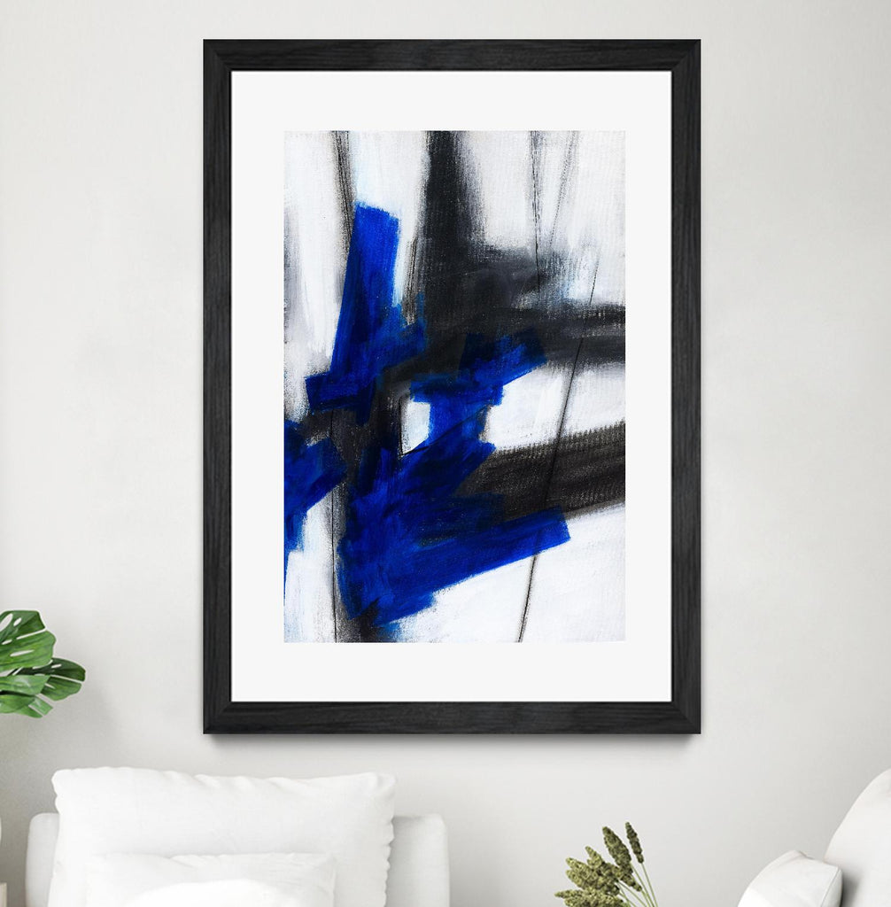KIND OF BLUE de Marvin sur GIANT ART - bleu abstrait