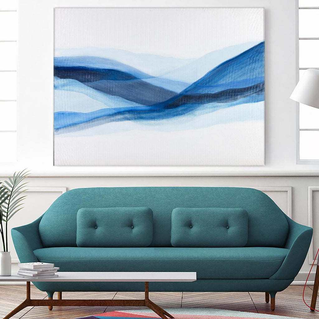 BALEINE by Marvin on GIANT ART - blue abstract