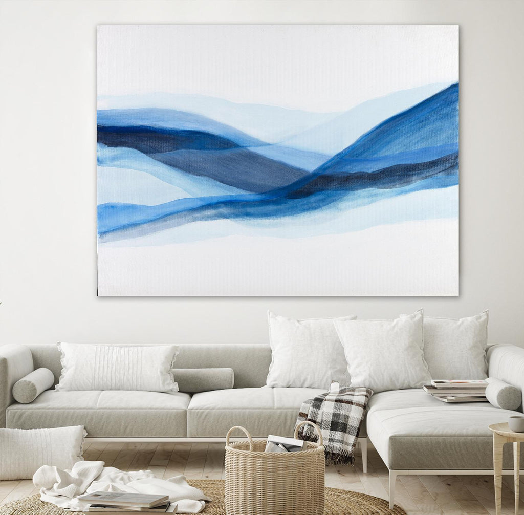 BALEINE by Marvin on GIANT ART - blue abstract