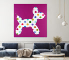 DOTTIE by Marvin on GIANT ART - blue abstract