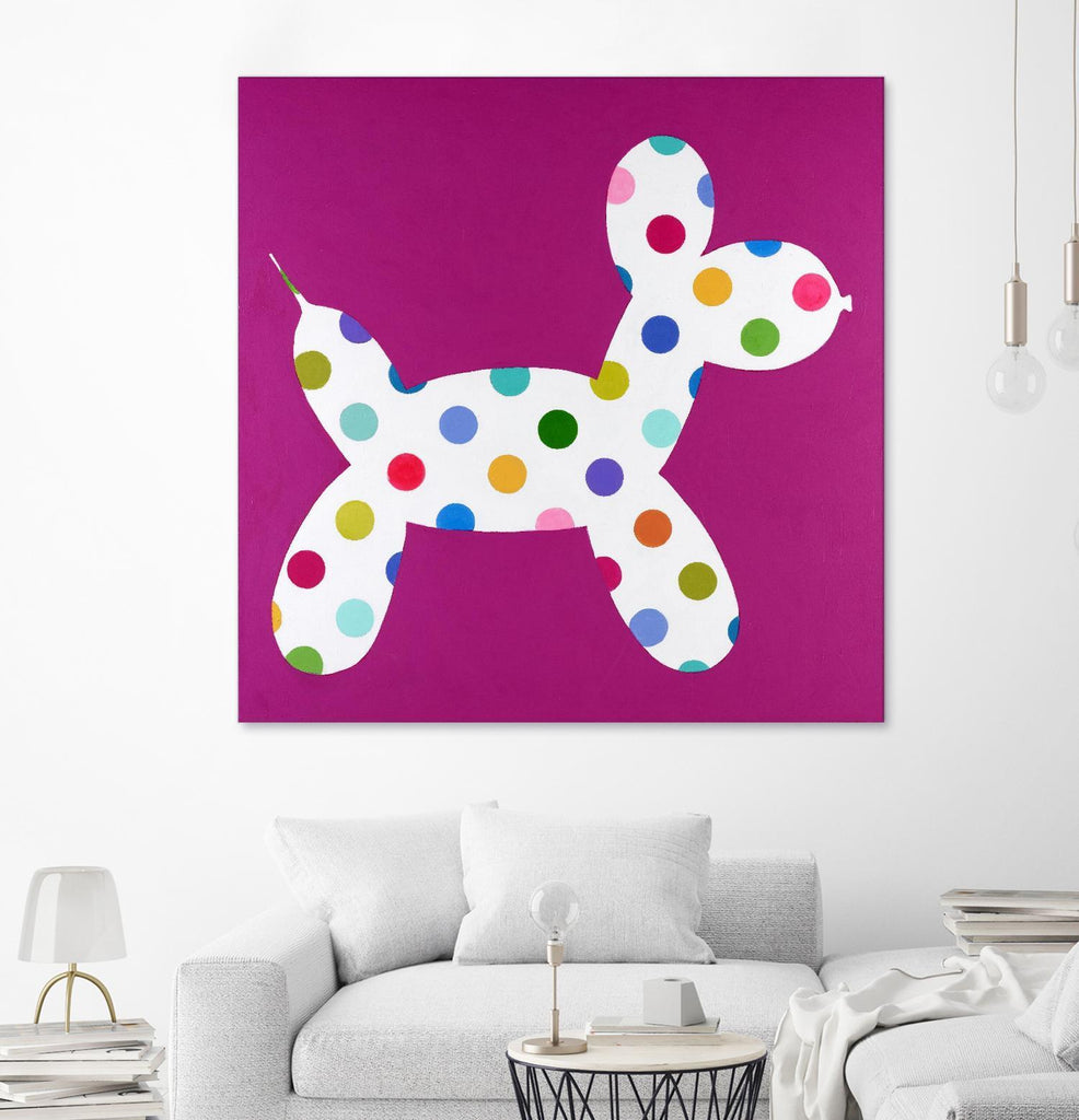 DOTTIE by Marvin on GIANT ART - blue abstract