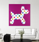DOTTIE by Marvin on GIANT ART - blue abstract