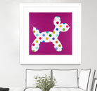 DOTTIE by Marvin on GIANT ART - blue abstract