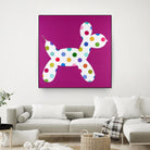 DOTTIE by Marvin on GIANT ART - blue abstract
