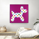 DOTTIE by Marvin on GIANT ART - blue abstract