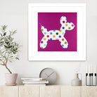DOTTIE by Marvin on GIANT ART - blue abstract