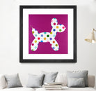 DOTTIE by Marvin on GIANT ART - blue abstract