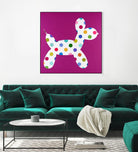 DOTTIE by Marvin on GIANT ART - blue abstract