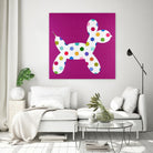 DOTTIE by Marvin on GIANT ART - blue abstract