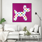 DOTTIE by Marvin on GIANT ART - blue abstract