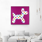 DOTTIE by Marvin on GIANT ART - blue abstract