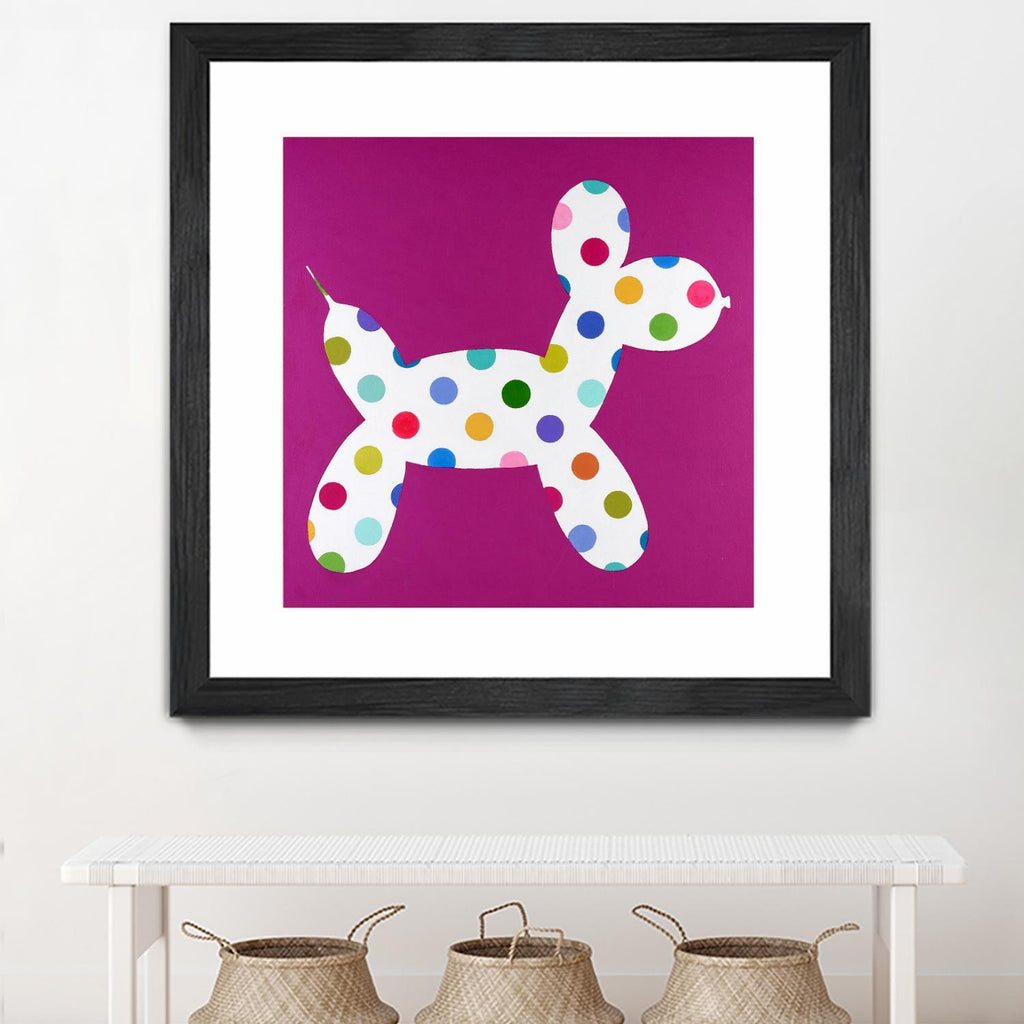 DOTTIE by Marvin on GIANT ART - blue abstract