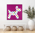 DOTTIE by Marvin on GIANT ART - blue abstract