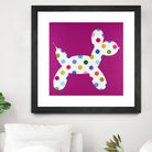 DOTTIE by Marvin on GIANT ART - blue abstract