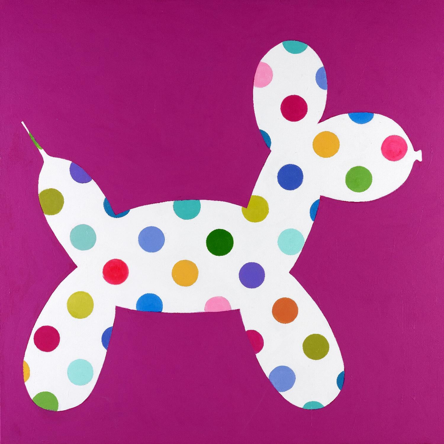 DOTTIE par Marvin sur GIANT ART - abstrait bleu