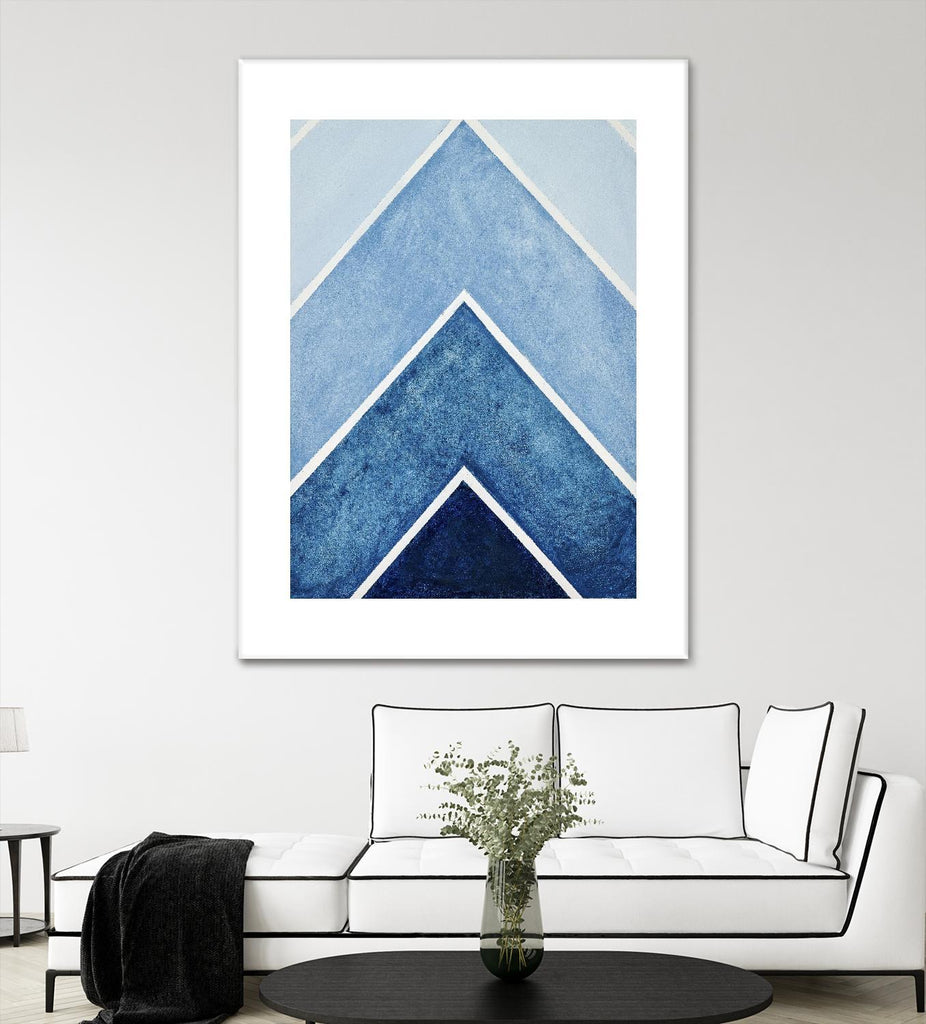 BLUE ALTITUDE by Marvin on GIANT ART - blue abstract