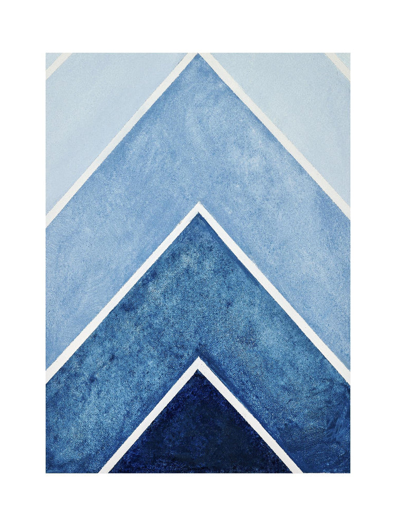 BLUE ALTITUDE de Marvin sur GIANT ART - abstrait bleu
