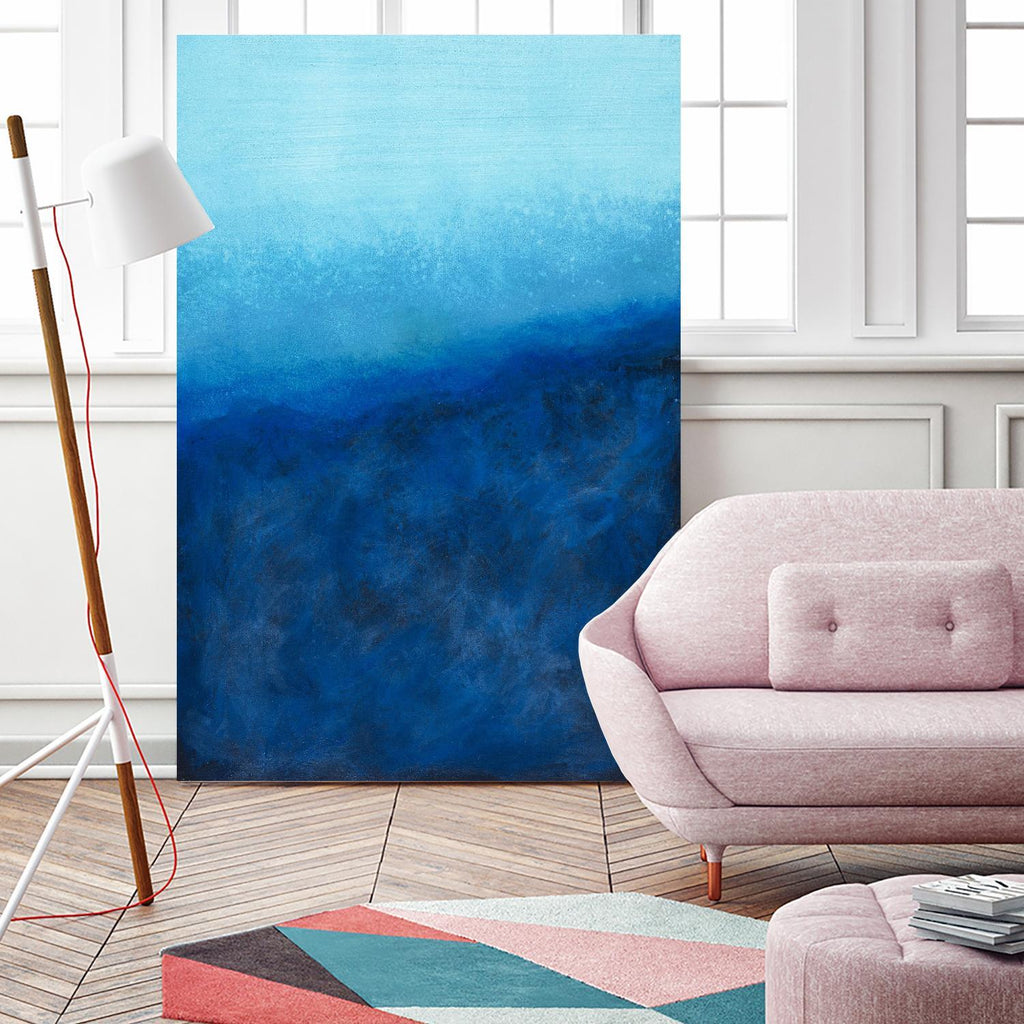 BEYOND THE SEA de Marvin sur GIANT ART - abstrait bleu