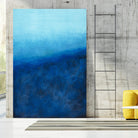 BEYOND THE SEA by Marvin on GIANT ART - blue abstract
