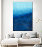 BEYOND THE SEA by Marvin on GIANT ART - blue abstract
