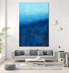 BEYOND THE SEA by Marvin on GIANT ART - blue abstract